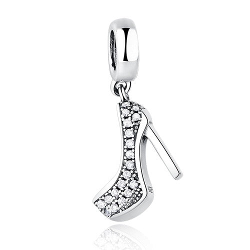 BERLOQUE CHARM  "SAPATO SALTO ALTO" / PRATA 925"