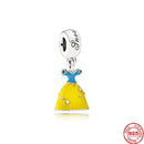 BERLOQUE CHARM PENDENTE "PRINCESAS D.  - PRATA 925