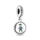 BERLOQUE CHARM PENDENTE "MEDALHA MENINO" - PRATA 925