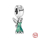 BERLOQUE CHARM PENDENTE "PRINCESAS D.  - PRATA 925