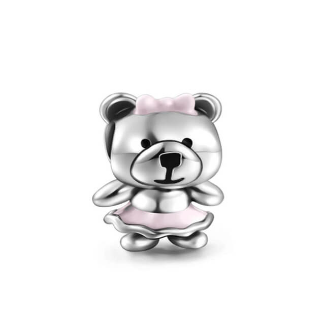 BERLOQUE CHARM SEPARADOR "URSINHO" - PRATA 925