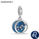 BERLOQUE CHARM "SIGNOS/ZODÍACO AZUL BRILHANTE" - PRATA 925