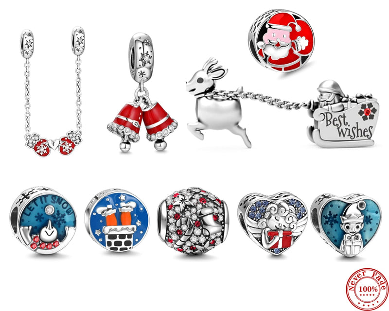 BERLOQUE CHARM SEPARADOR "PAPAI NOEL II" - PRATA 925