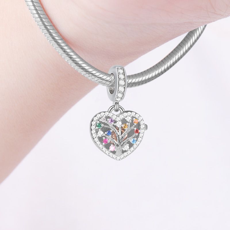 BERLOQUE CHARM "ÁRVORE DA VIDA ABRE/FECHA" / PRATA 925"