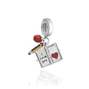 BERLOQUE CHARM "I LOVE YOU PROFESSORA" - PRATA/925