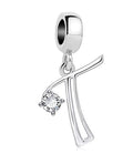 BERLOQUE CHARM PENDENTES "LETRAS A - Z" - PRATA 925