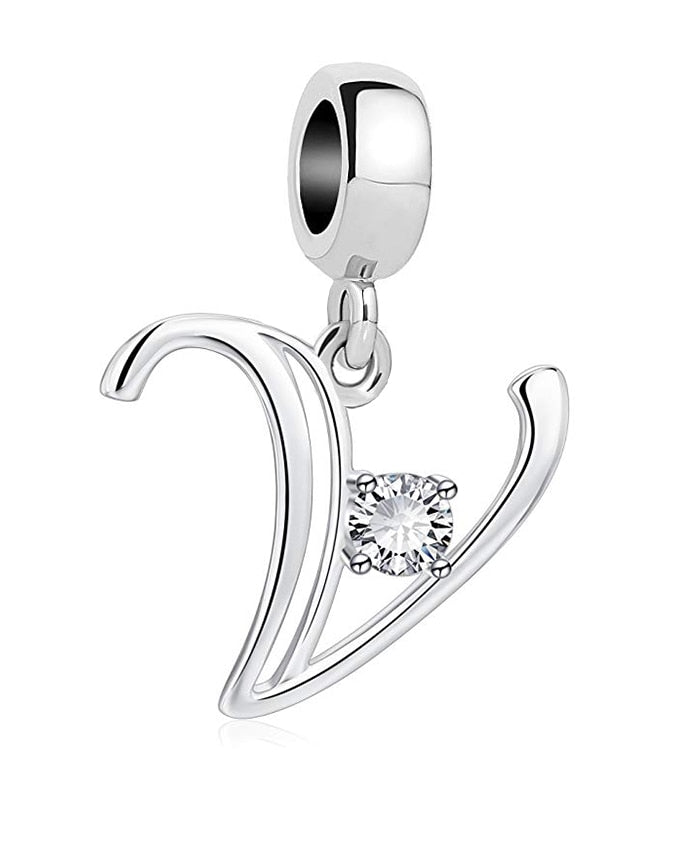BERLOQUE CHARM PENDENTES "LETRAS A - Z" - PRATA 925