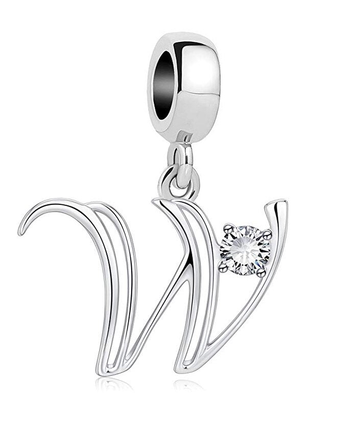 BERLOQUE CHARM PENDENTES "LETRAS A - Z" - PRATA 925