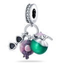 BERLOQUE CHARM PENDENTE "MOOD VERÃO" / PRATA 925"