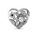 BERLOQUE CHARM  "NOSSA SENHORA CORAÇÃO" - PRATA 925