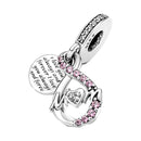 BERLOQUE CHARM PENDENTE LOVE MOM "MÃE" - PRATA 925