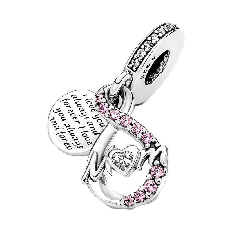 BERLOQUE CHARM PENDENTE LOVE MOM "MÃE" - PRATA 925