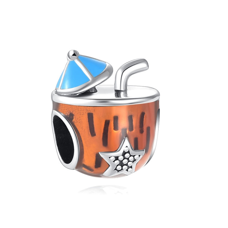BERLOQUE CHARM SEPARADOR "COCO NA PRAIA" - PRATA 925