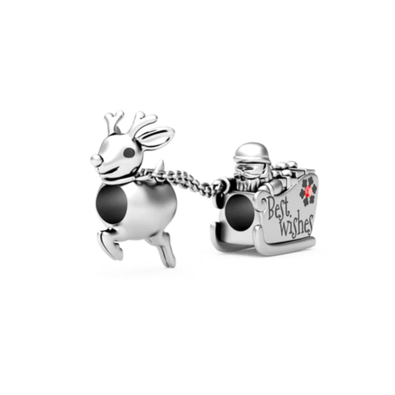 BERLOQUE CHARM "TRENÓ DO PAPAI NOEL" - PRATA 925