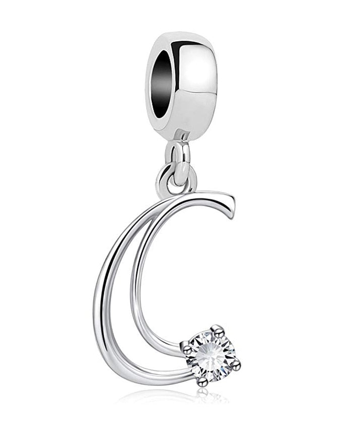 BERLOQUE CHARM PENDENTES "LETRAS A - Z" - PRATA 925