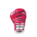 BERLOQUE CHARM "LUVA BOX FIGHT LIKE A GIRL" - PRATA/925