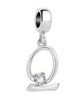 BERLOQUE CHARM PENDENTES "LETRAS A - Z" - PRATA 925
