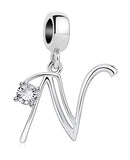 BERLOQUE CHARM PENDENTES "LETRAS A - Z" - PRATA 925