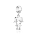 BERLOQUE CHARM PENDENTE "MENINA 3" - PRATA 925