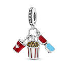 BERLOQUE CHARM PENDENTE "AMO CINEMA" - PRATA 925"