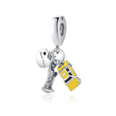 BERLOQUE CHARM PENDENTE   "I LOVE NEW YORK" - PRATA 925