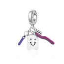 BERLOQUE CHARM "ODONTOLOGIA/ DENTISTA ROSA" - PRATA/925