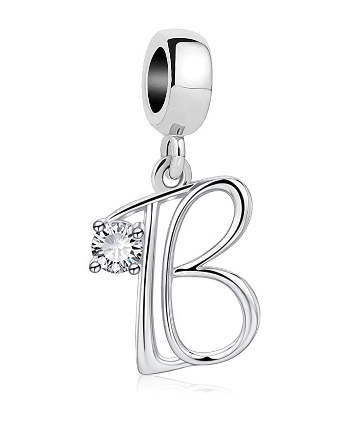 BERLOQUE CHARM PENDENTES "LETRAS A - Z" - PRATA 925