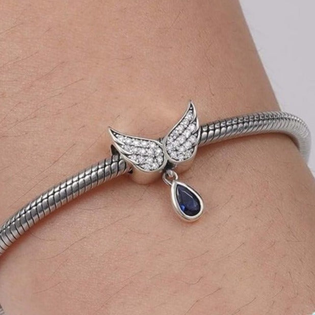 BERLOQUE CHARM SEPARADOR "ASAS ANJO" - PRATA 925
