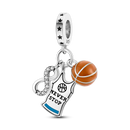 BERLOQUE CHARM PENDENTE "BASQUETE" - PRATA 925