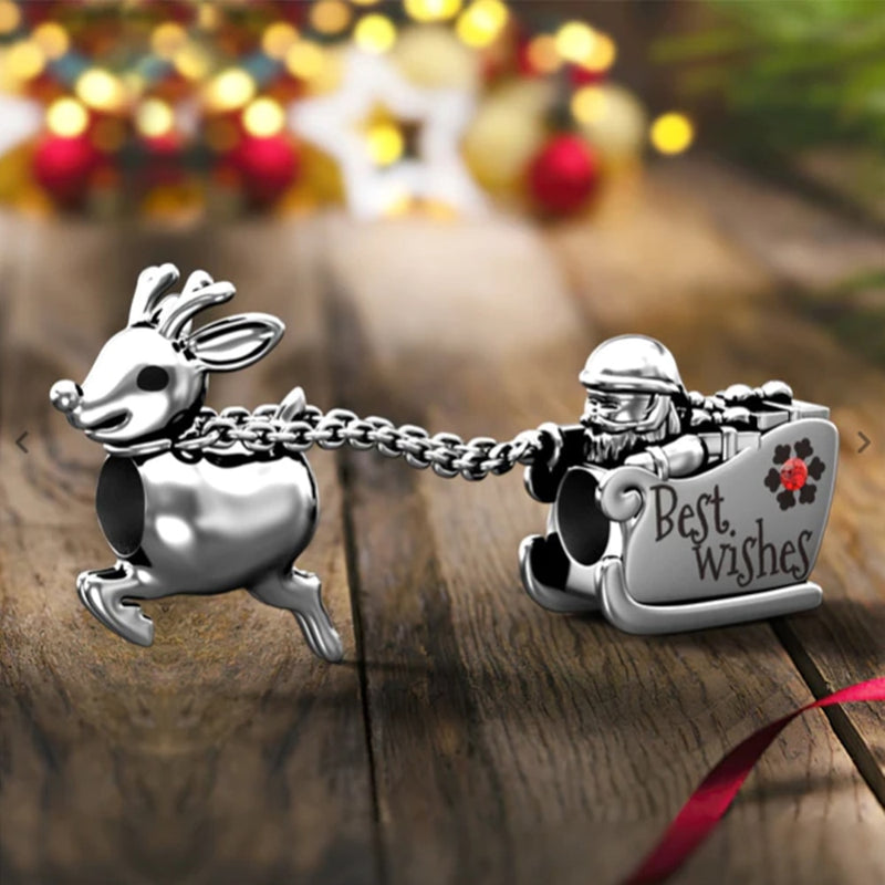 BERLOQUE CHARM "TRENÓ DO PAPAI NOEL" - PRATA 925
