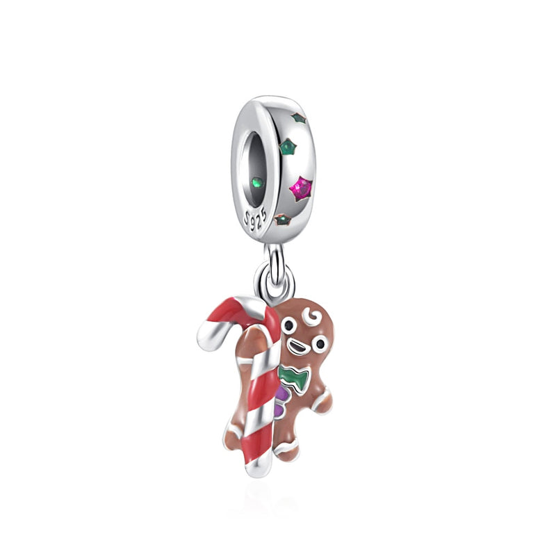BERLOQUE CHARM PENDENTE "BISCOITO NATALINO" / PRATA 925"