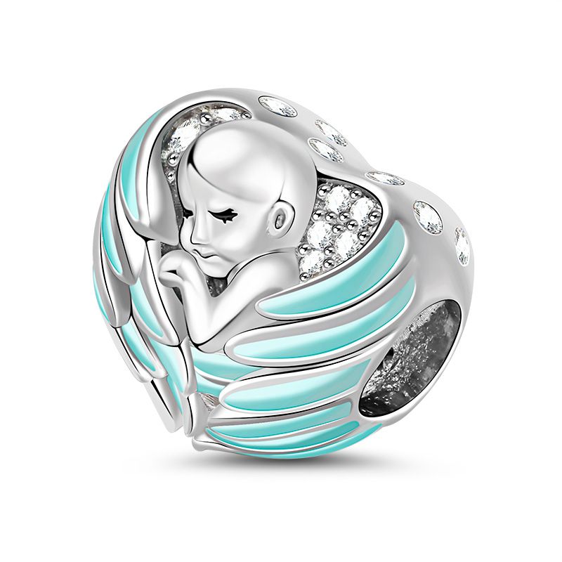 BERLOQUE CHARM SEPARADOR "MEU MUNDO AZUL" - PRATA 925