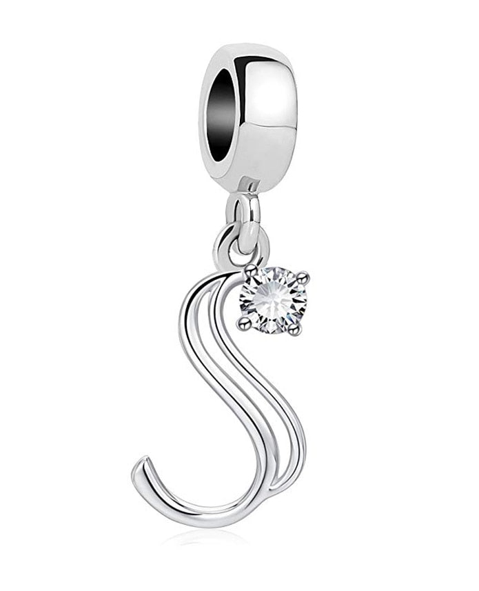 BERLOQUE CHARM PENDENTES "LETRAS A - Z" - PRATA 925