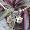 BERLOQUE CHARM PENDENTE "MEDALHA MENINA" - PRATA 925
