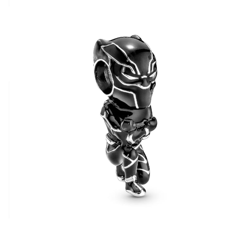 BERLOQUE CHARM "NOVO PANTERA NEGRA" - PRATA 925